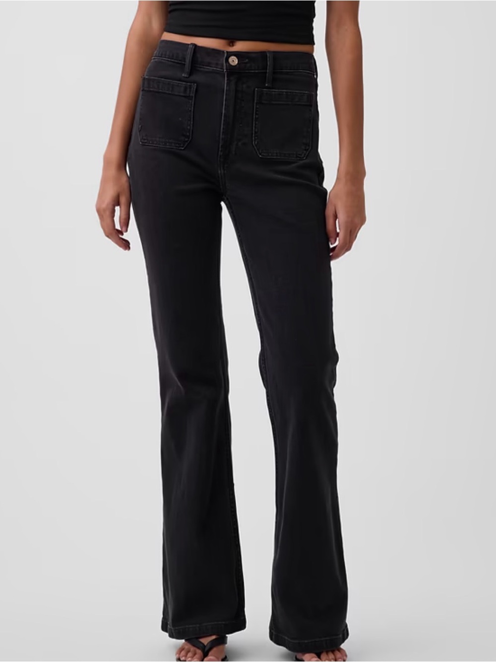 Gap High Rise 70s Flare Jeans